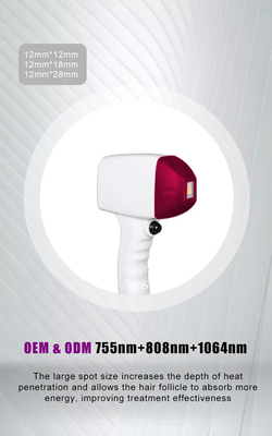 máquina da remoção do cabelo do laser do diodo 808nm/808+755+1064nm com serviço da instalação do campo