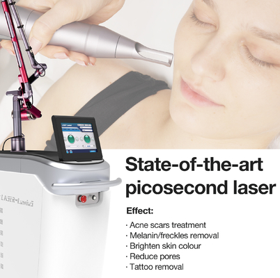 110V/220V fracionou a máquina da remoção da tatuagem do laser do laser Yag do CO2 com sistema de refrigeração do ar + da água